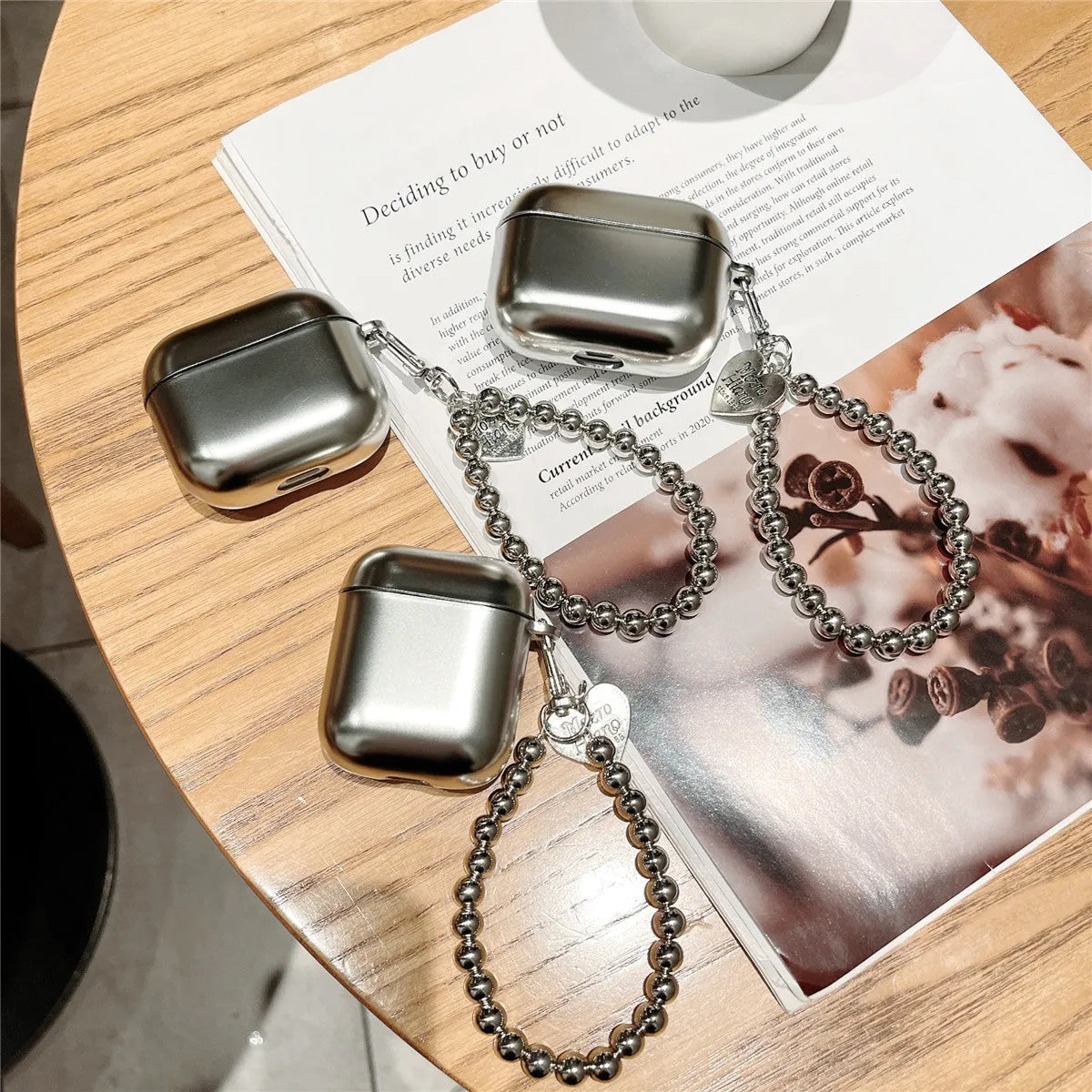Matte plating TPU protective case for Apple AirPods Bluetooth headsets