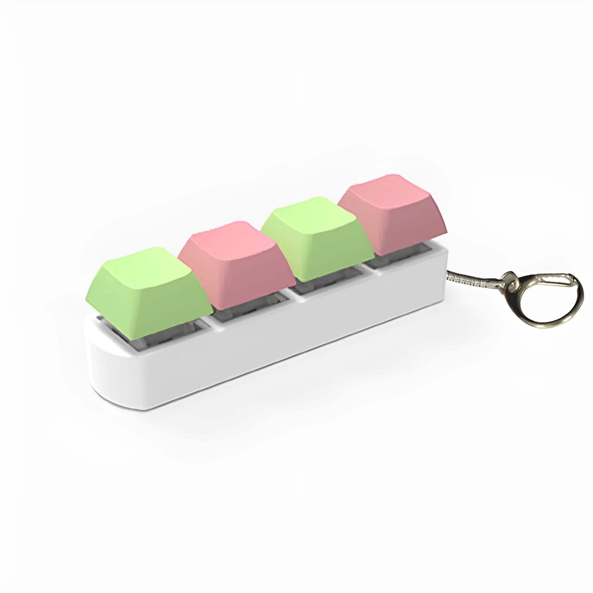 Mechanical keyboard switch tester with four keys and transparent ABS bottom shell