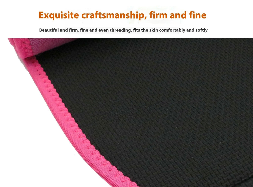 Neoprene lumbar support belt for adult fitness and running in black colour