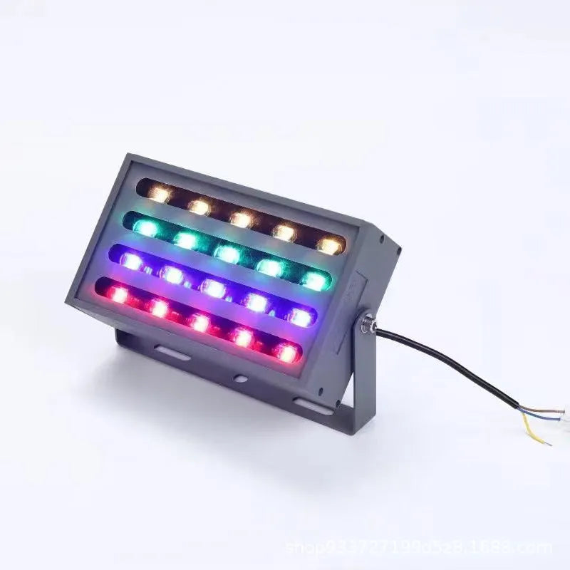 LED Rainbow Tree Lamp outdoor waterproof colour projection spotlight with aluminium alloy housing