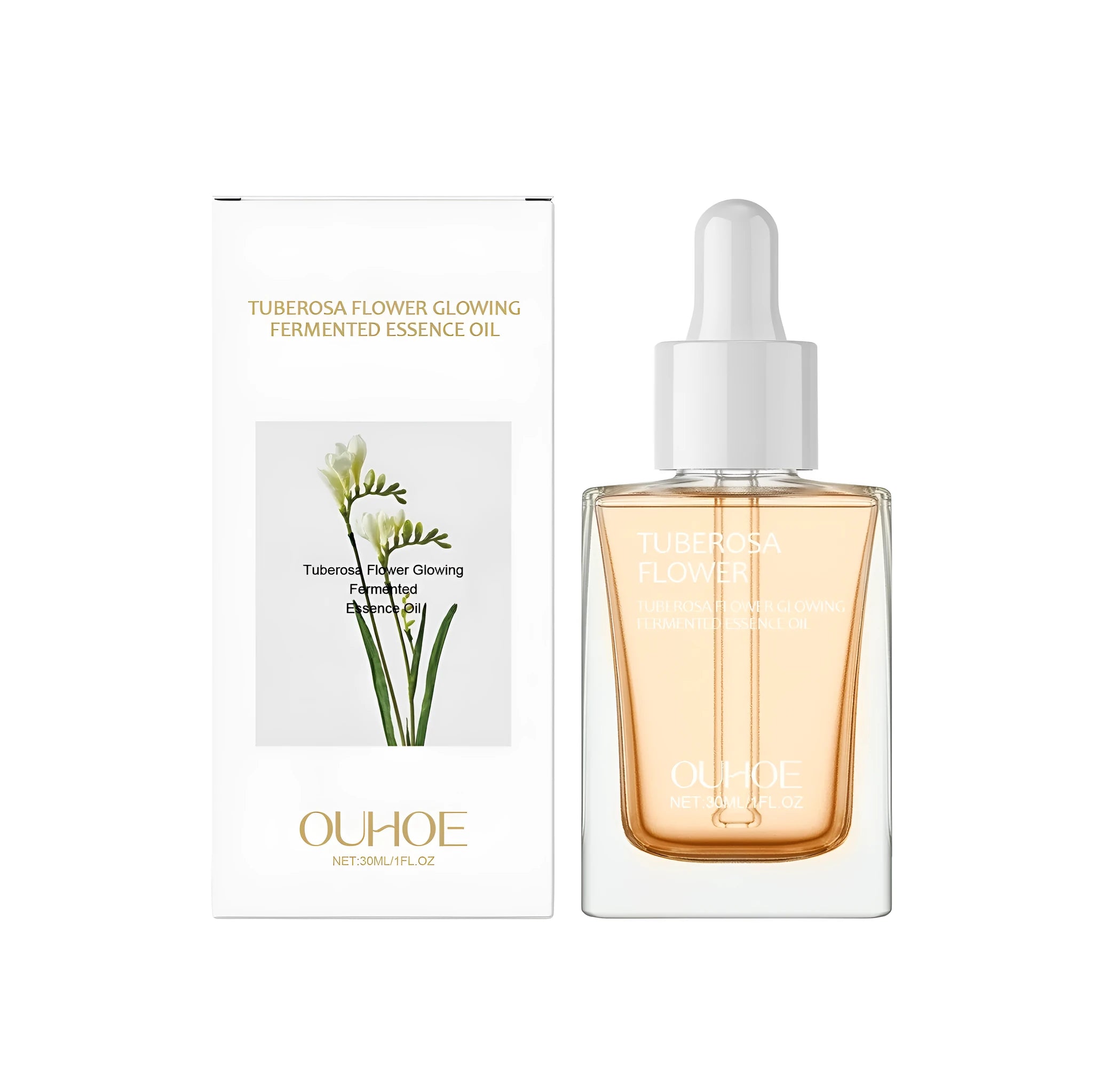 30ml brightening and firming facial oil bottle with vitamin E and glycerin formulation