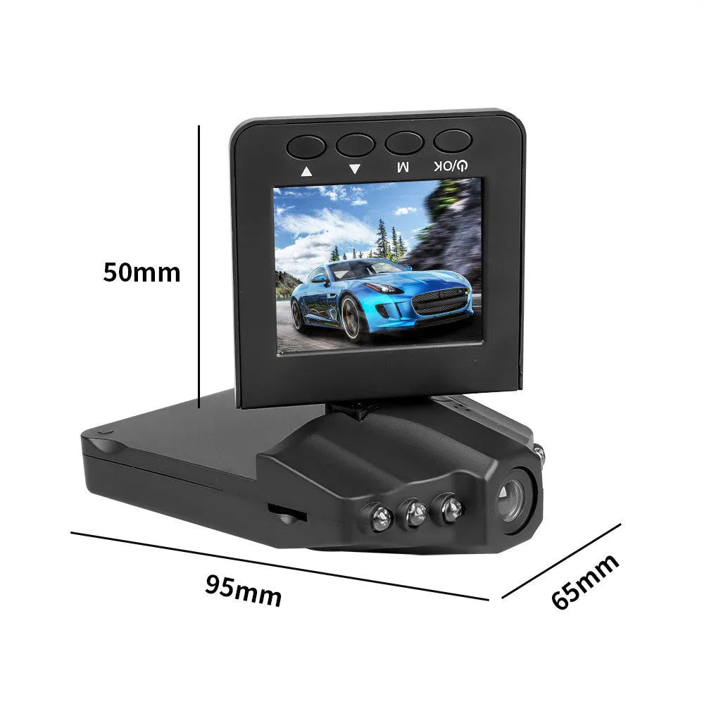 H198 HD car DVR recorder with six infrared lights and aircraft nose design