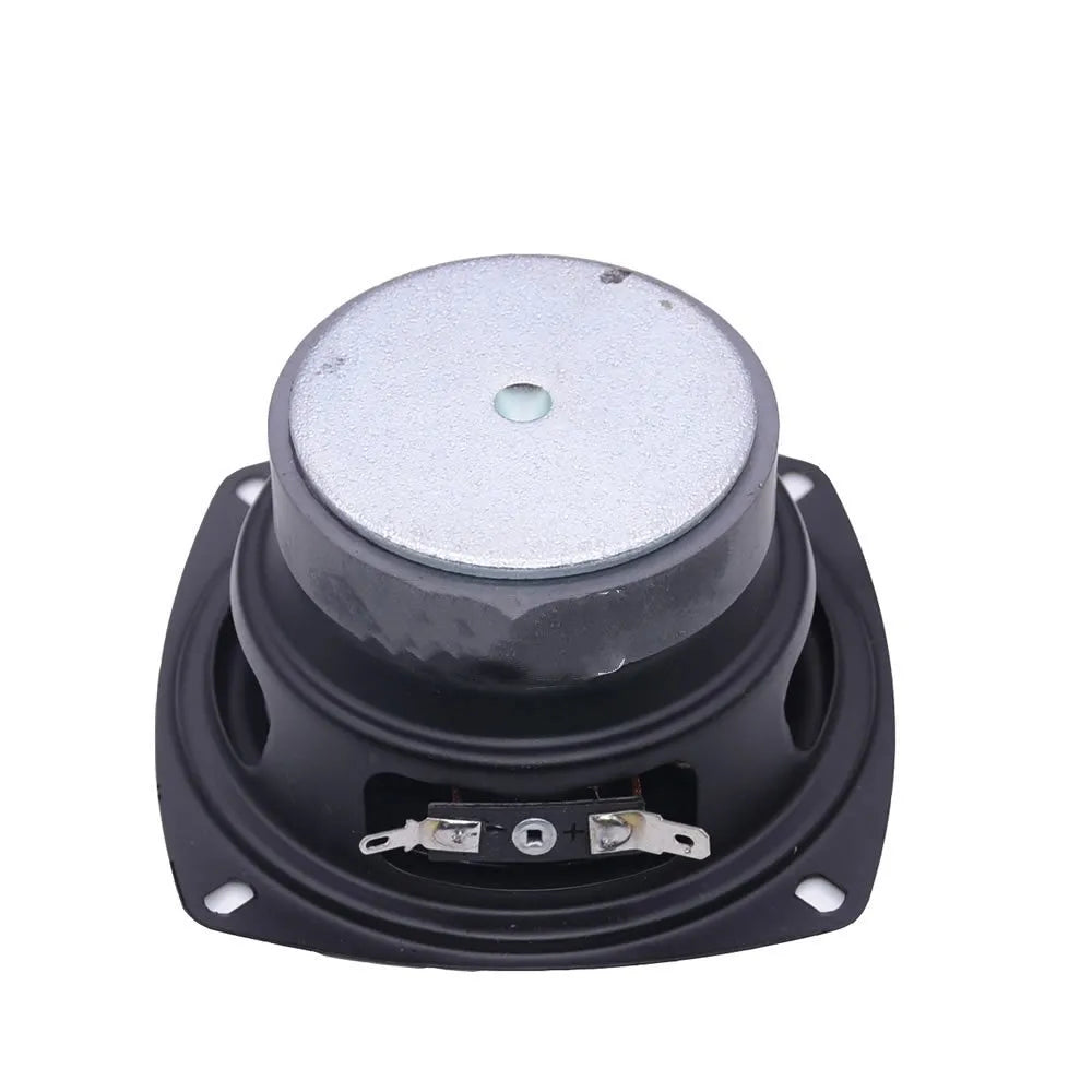 4-inch diameter bass coaxial car horn speaker with magnet material construction for vehicle audio upgrades