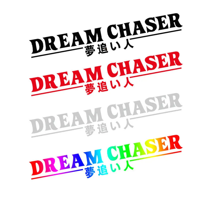 Chinese dream chaser design vehicle sticker for car rear window application