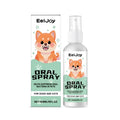 120ml bottle of chlorhexidine and mint pet oral spray for dogs and cats.