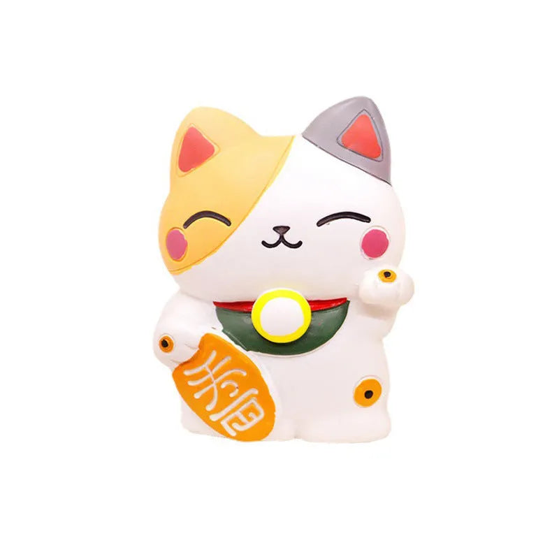 Black Cat and White Cat resin fortune cat car vent aromatherapy clip decoration