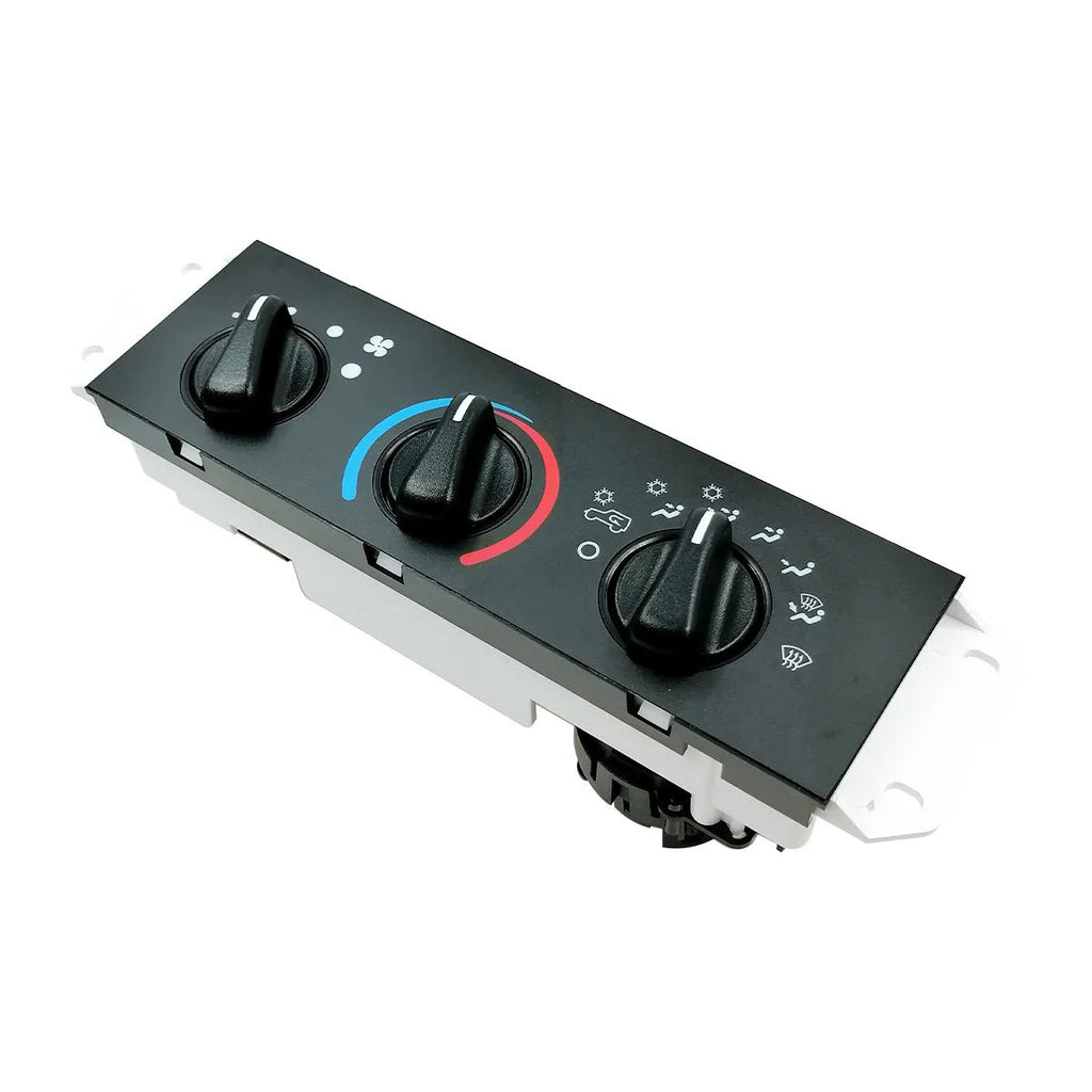 Black automotive air conditioning control panel for 2005-2006 Jeep Wrangler replacement