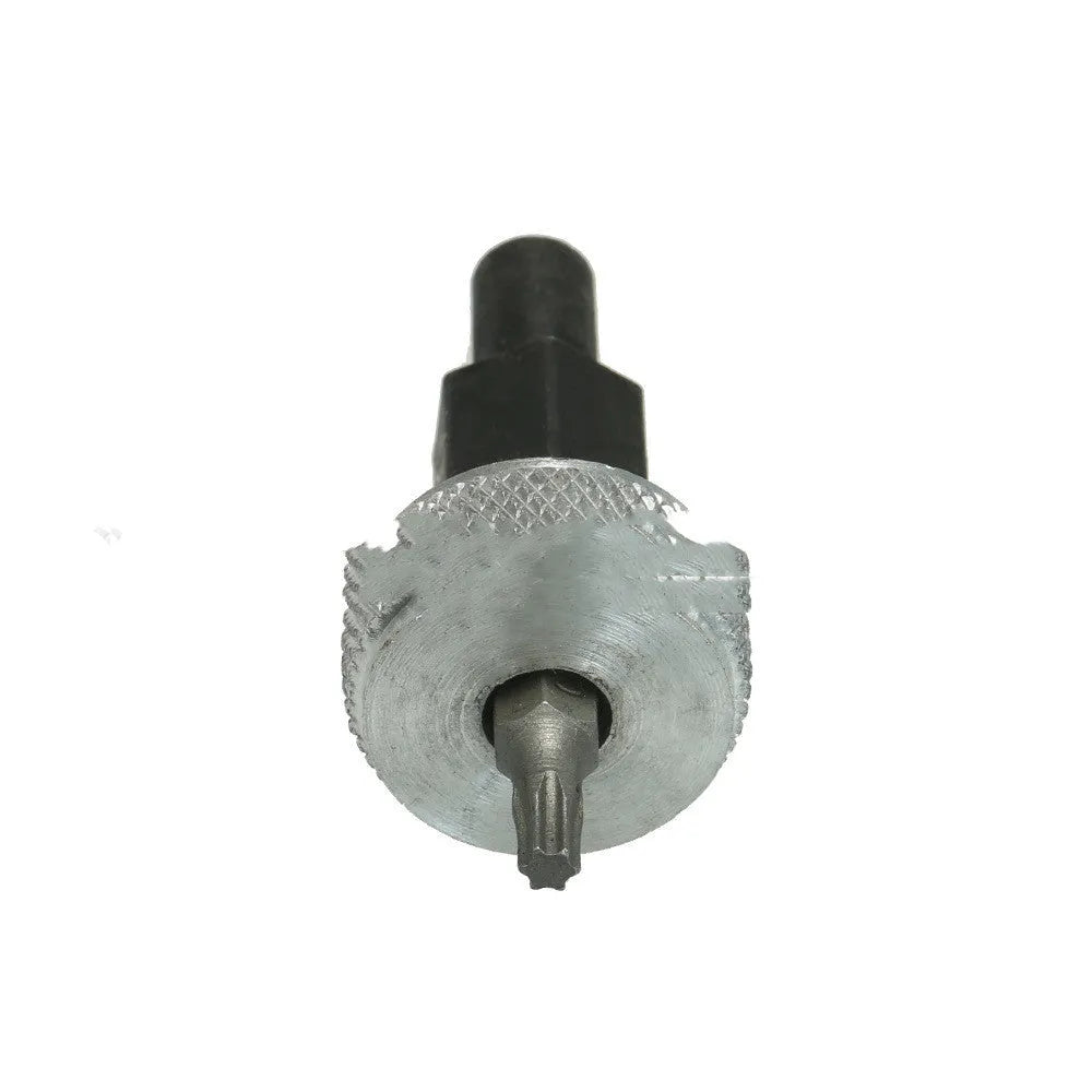 Ignition module clamping wrench tool made of carbon steel with knurled aluminium knobs on the handle.