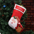 Non-woven fabric Christmas candy bag hanging stocking in elk, old man and snowman colour designs