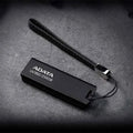 Black car-mounted USB flash drive with compact rectangular plastic case