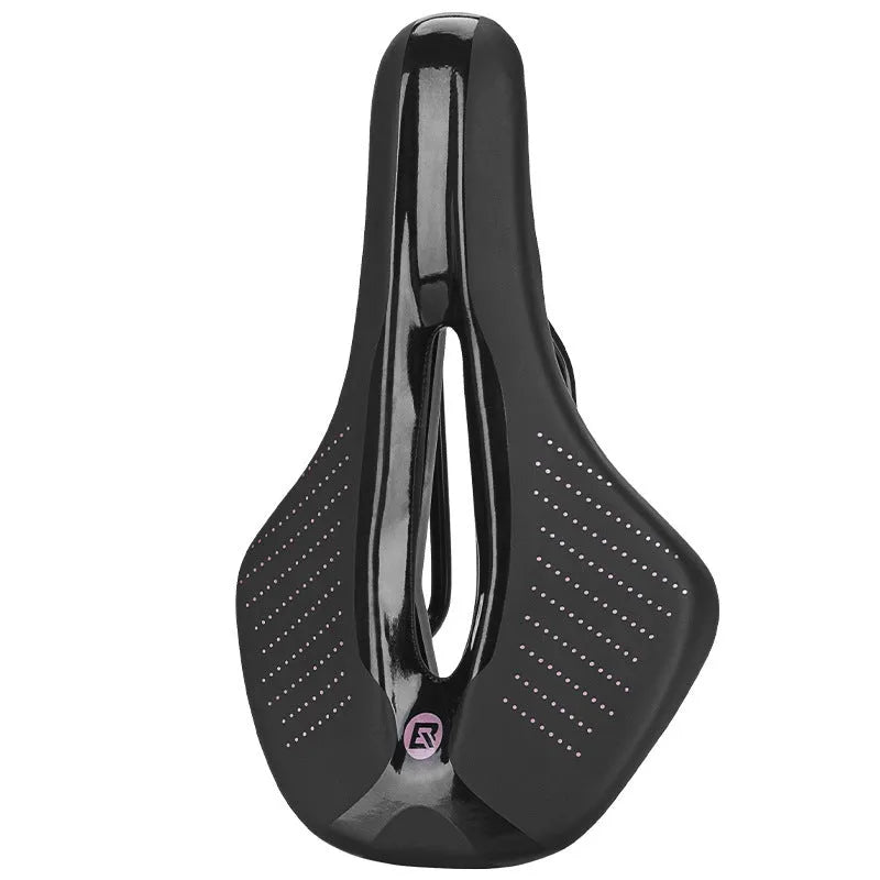 Mountain bike seat cushion in size M with black and pink colour options