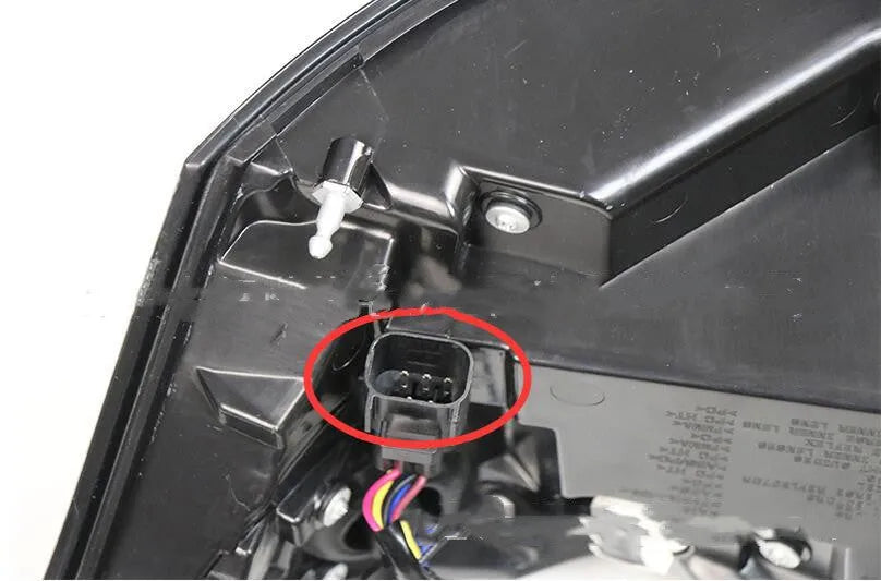 A pair of LED brake light clusters for car rear bumper replacement, compatible with 2014-2020 models.