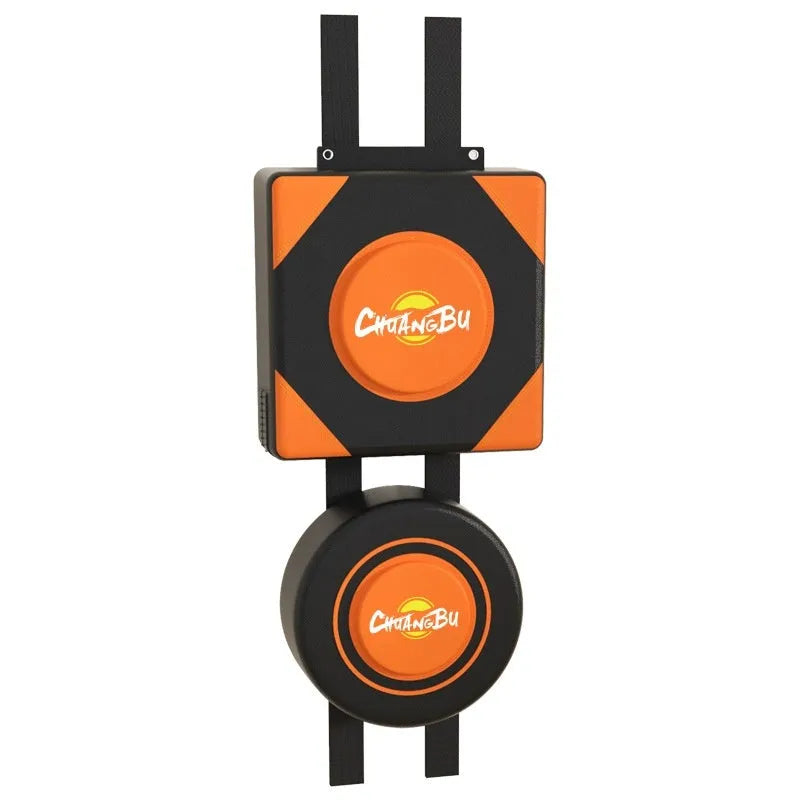 Wall-mounted PU boxing sandbag target in round and square designs for home training