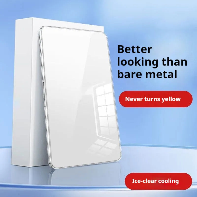 Transparent plastic protective shell for MacBook Air and Pro laptops on a table