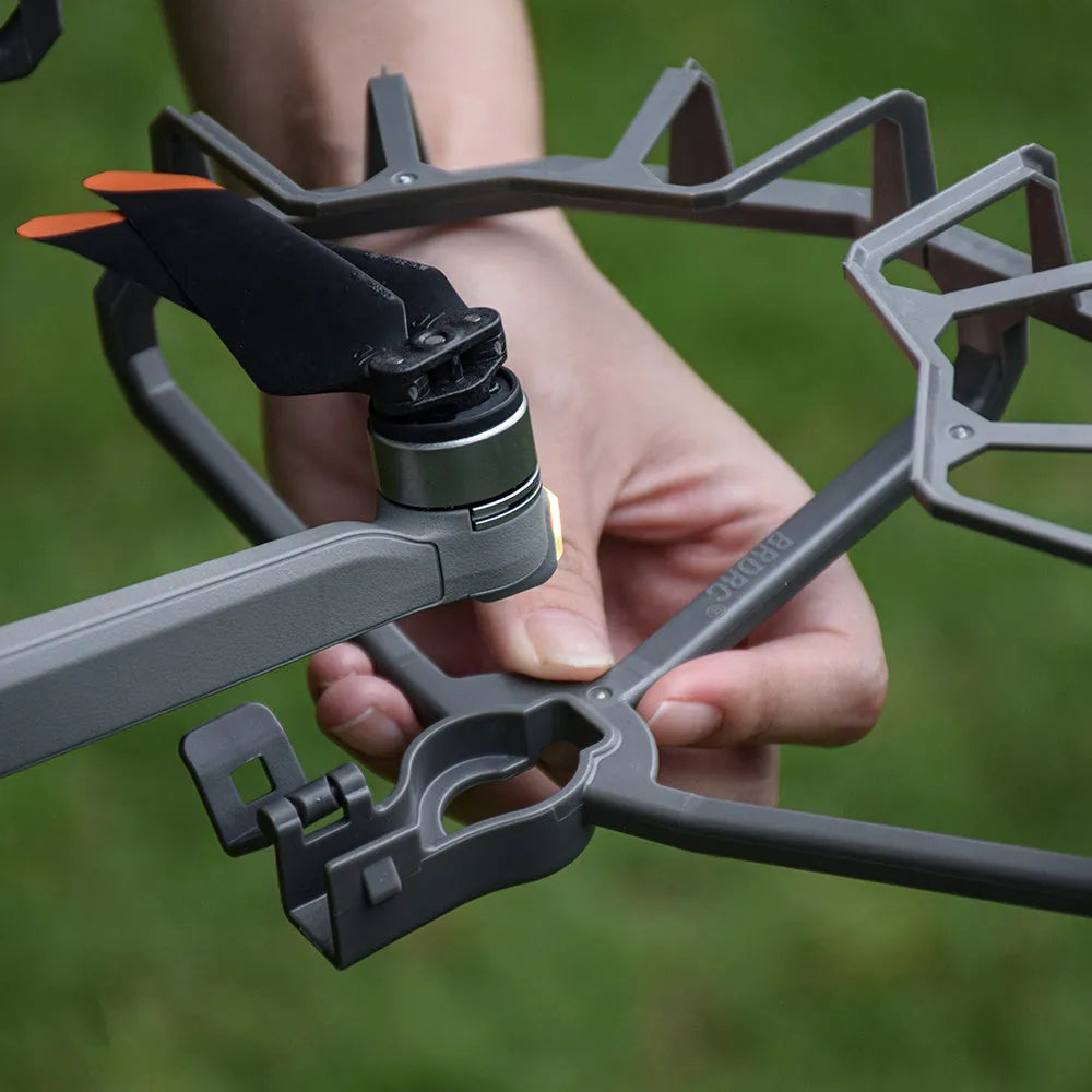 Grey ABS plastic propeller protection ring for DJI Air 2 and Air 2S drone models