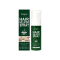 50ml Hair Helper Spray bottle with natural ingredient label showing ginger root oil and botanical extracts