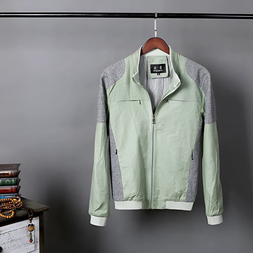 Men's thin cotton linen jacket in regular fit available in multiple colours and sizes