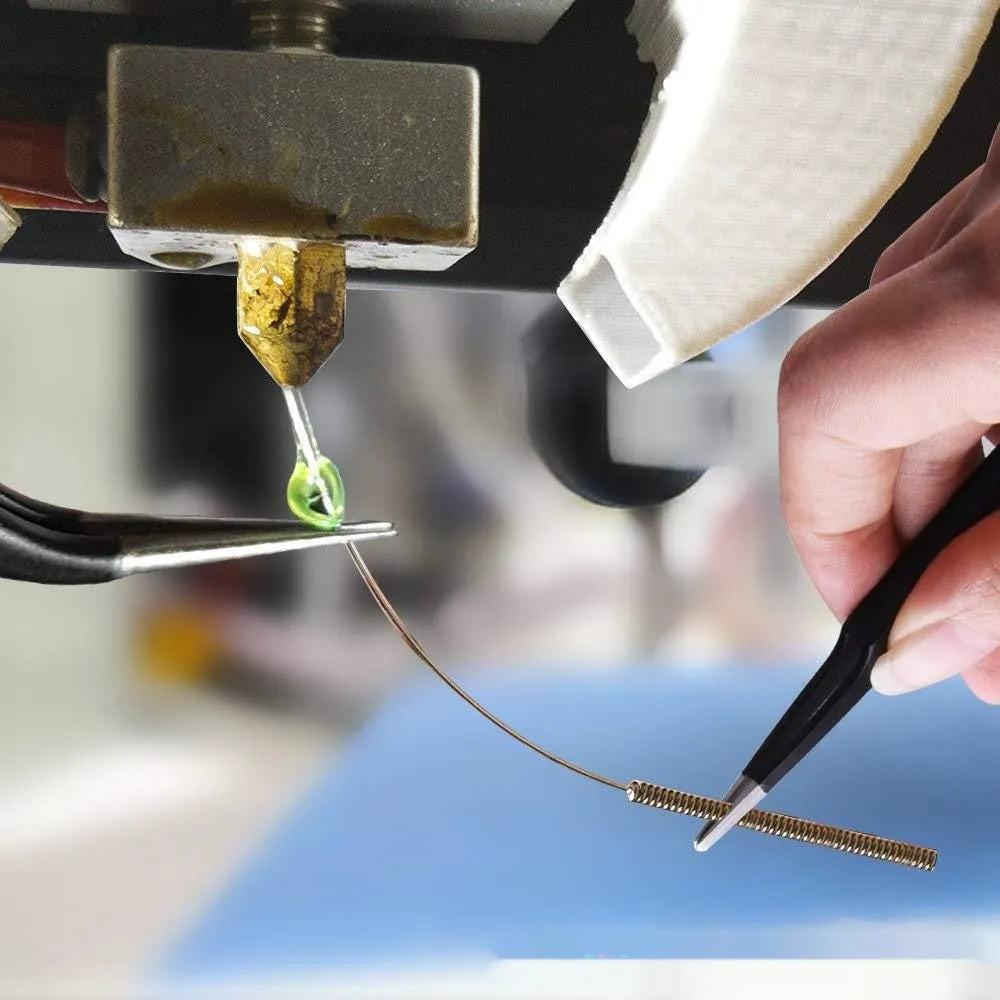 MK8 brass 3D printer nozzle and stainless steel cleaning pin kit for Ender 3 and CR-10.
