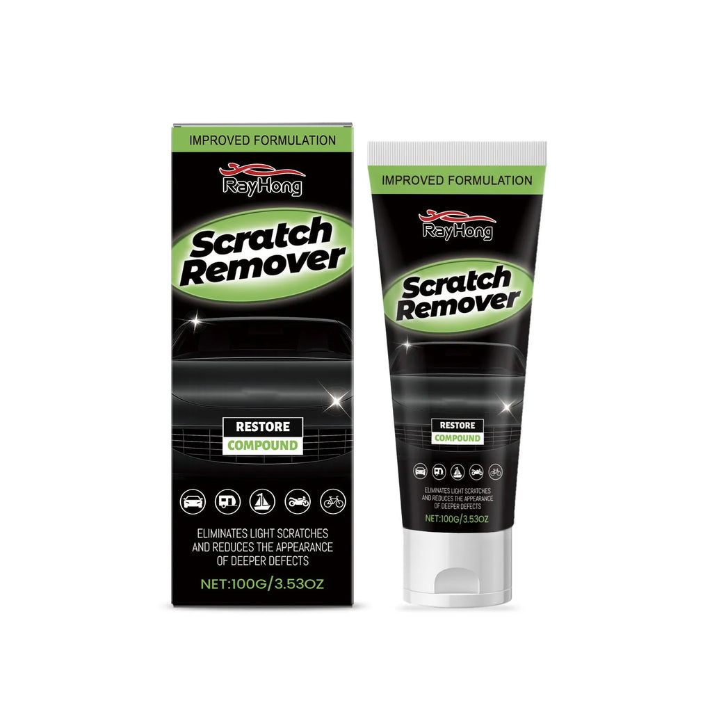 100g car paint scratch recovery cream tube with applicator for automotive paint maintenance