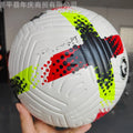 Fluorescent green size 5 football with seamless thermal adhesive construction