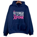 Men's grey pullover hoodie with a retro patterned hot stamp print on the chest and side seam pockets.