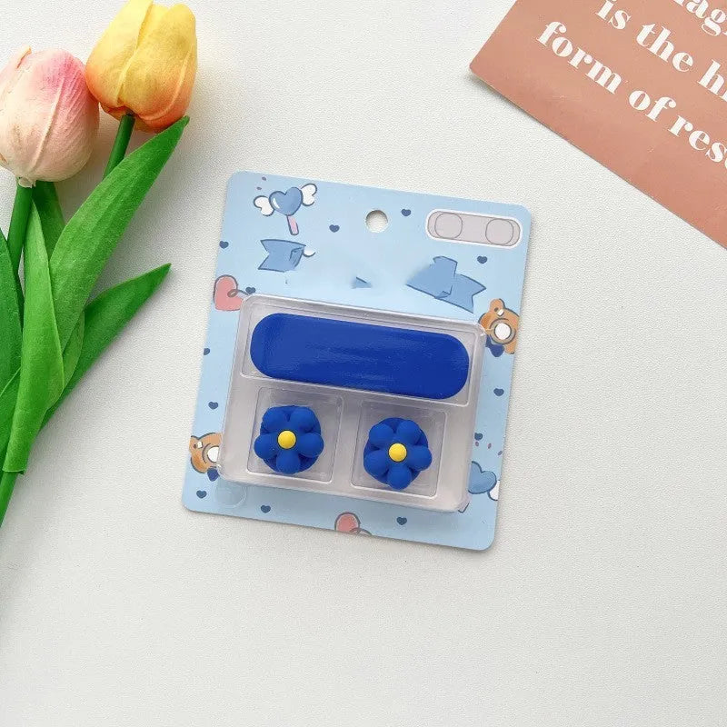 Cartoon magnetic protection data cable fixer for desktop organisation in various colours