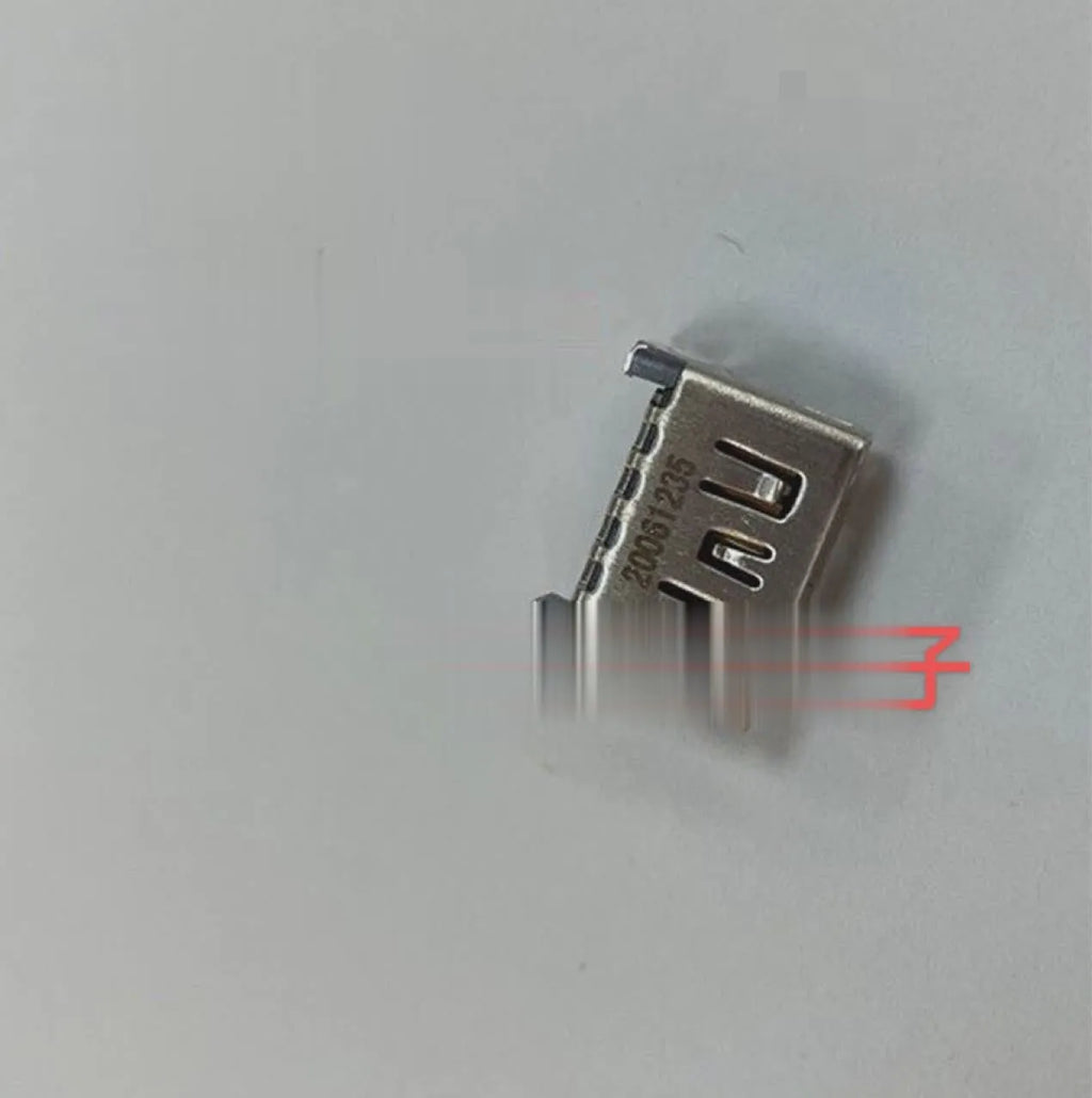 Silver HDMI host interface socket for arcade gaming machine connections and repairs
