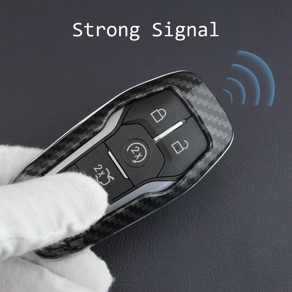 Plastic remote control protective shell for car key fob showing single shell design