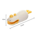 Small yellow duck rechargeable sealing machine with animal jacquard pattern and USB charging cable