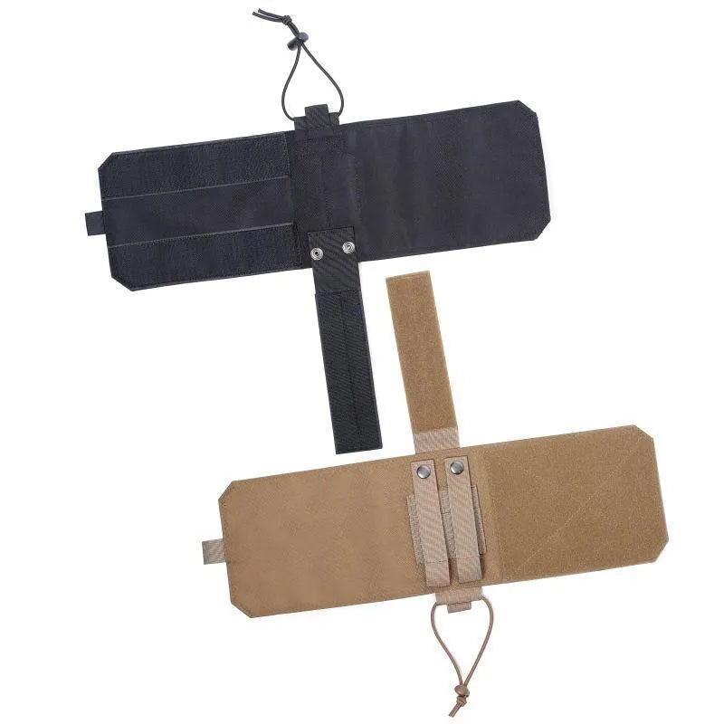 Adjustable Oxford cloth heat-holding bottle cover in black or khaki for outdoor use.