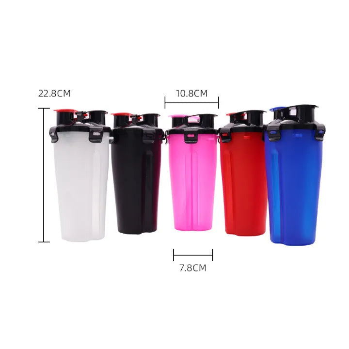 Portable dog water and food cup with collapsible 23cm design in multiple colours
