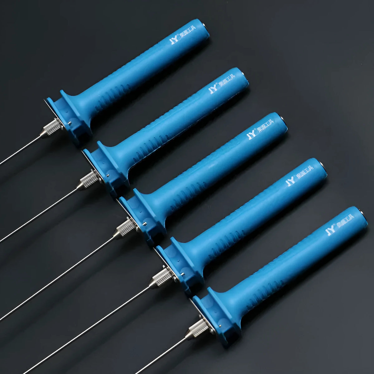 Blue plastic handle electric heating cutter pen for foam and pearl cotton materials with power adapter