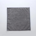 Grey square microfibre kitchen cleaning cloth for oily pots and bowls