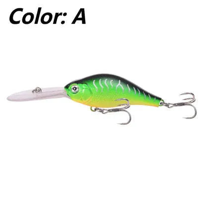 Little Fat Man 10.5cm deep diving minnow fishing lure with long tongue board
