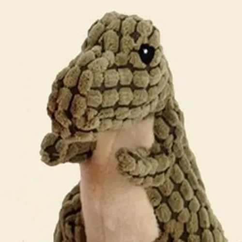 Durable dog toy with sound measuring 35cm long for biting resistance and boredom relief
