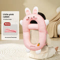 Cartoon anti-collision pillow for baby fall protection with dinosaur design and EPS particle filling