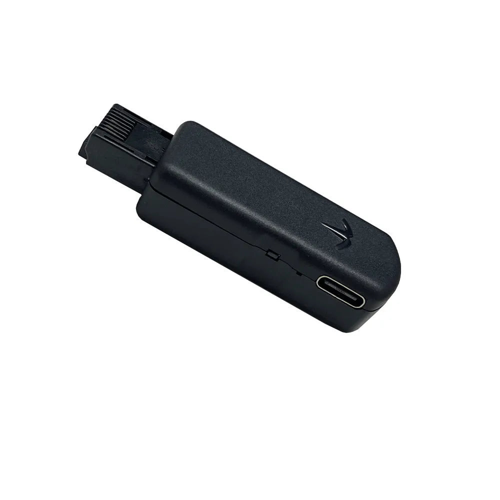 Black JB Tool USB host system adapter for PlayStation with ethernet port, measuring 81mm x 51mm x 20mm.