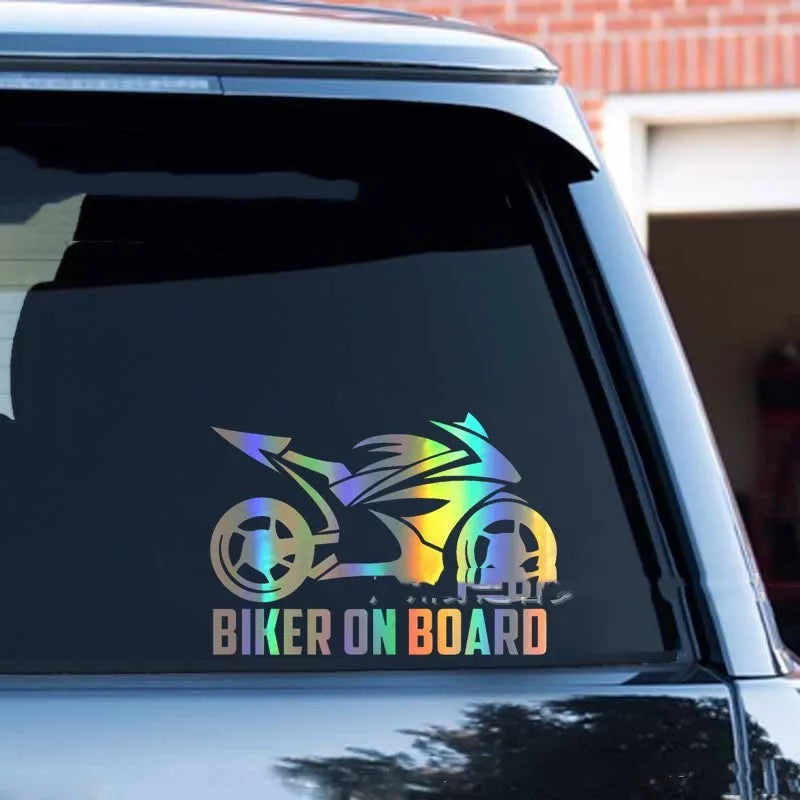 Motorcycle car reflective safety stickers in PET material available in multiple colours