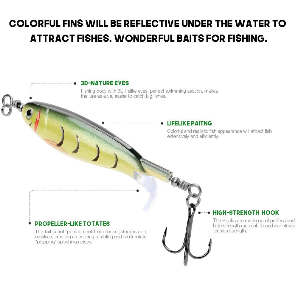 7.5cm road fishing bait lure with bionic design for freshwater predator fishing