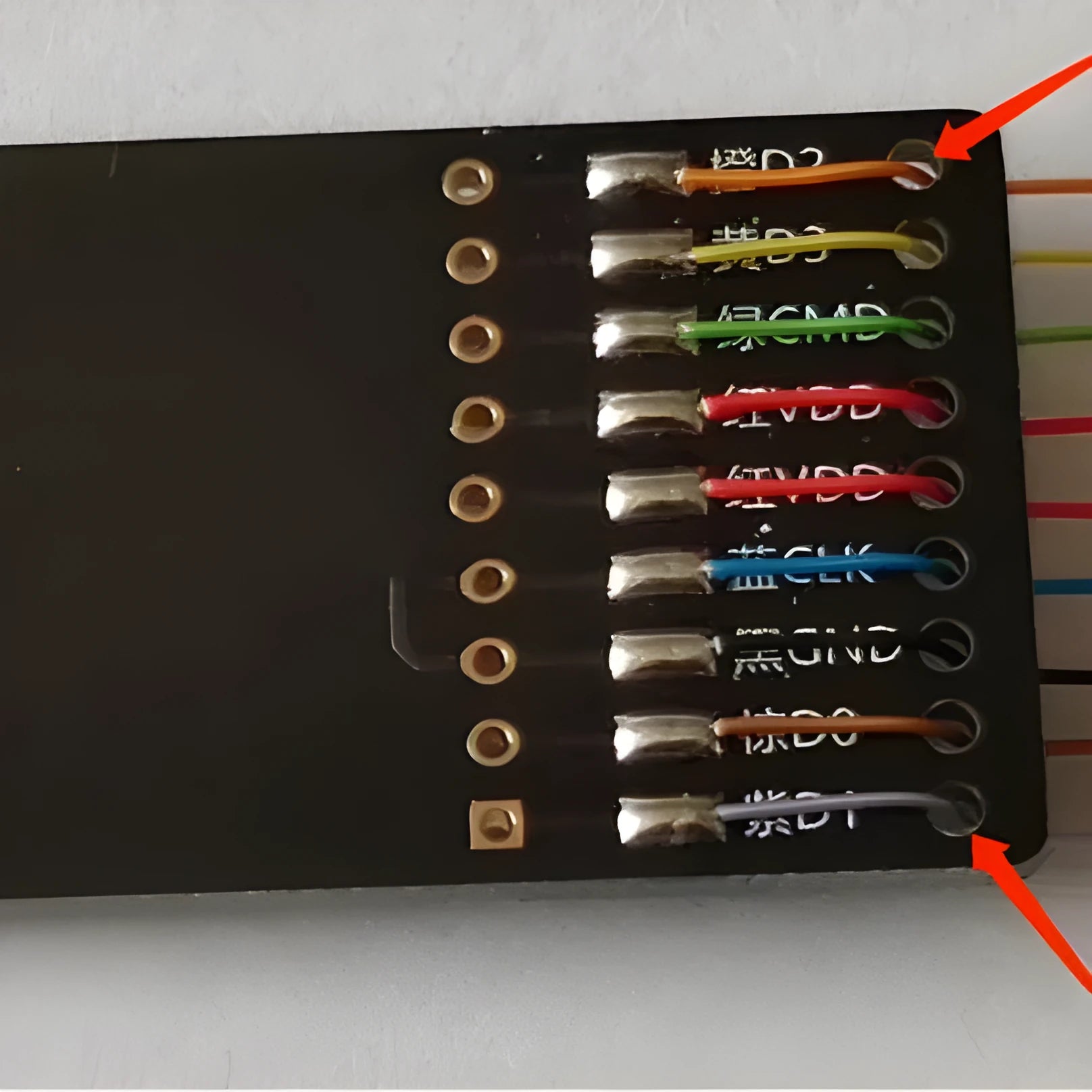 EMMC read and write diagnostic tool for car audio host maintenance.
