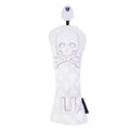 Black and white waterproof protective cover for golf wooden poles