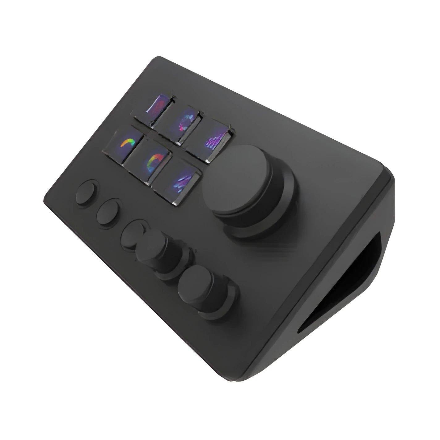 Visual Keyboard N3 silicone USB keypad with mounting bracket in black or white colour