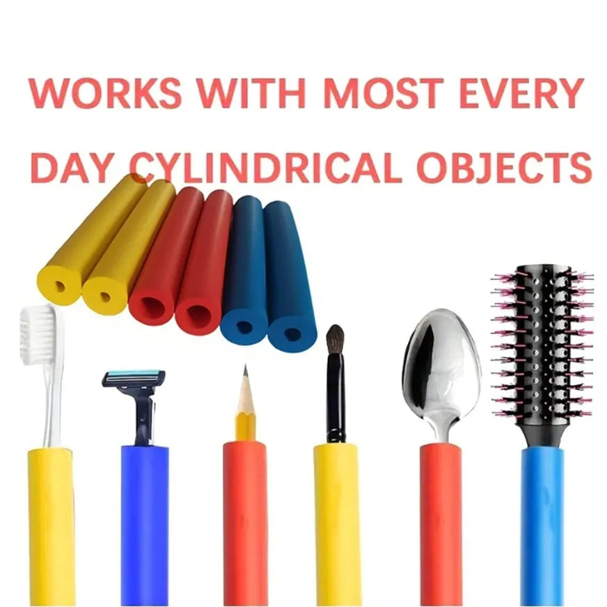 Rubber auxiliary grip hoses for tableware pen tools showing 10mm and 18mm inner diameter options