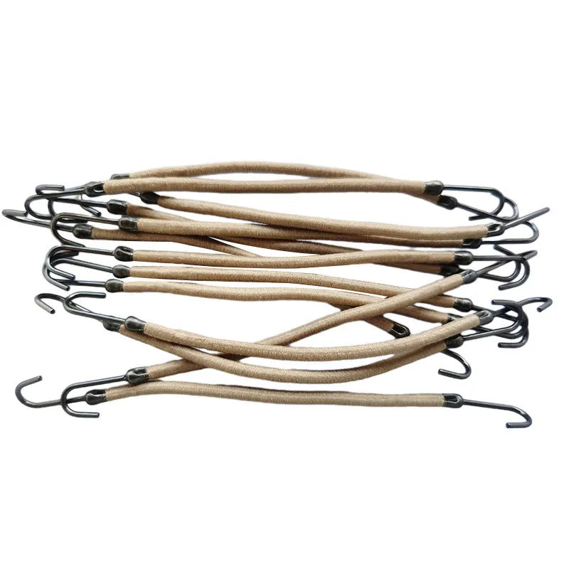 Solid colour double hook wig making tool on a white background.