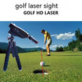 Golf putter laser aiming instrument for putting alignment training with four configuration style options