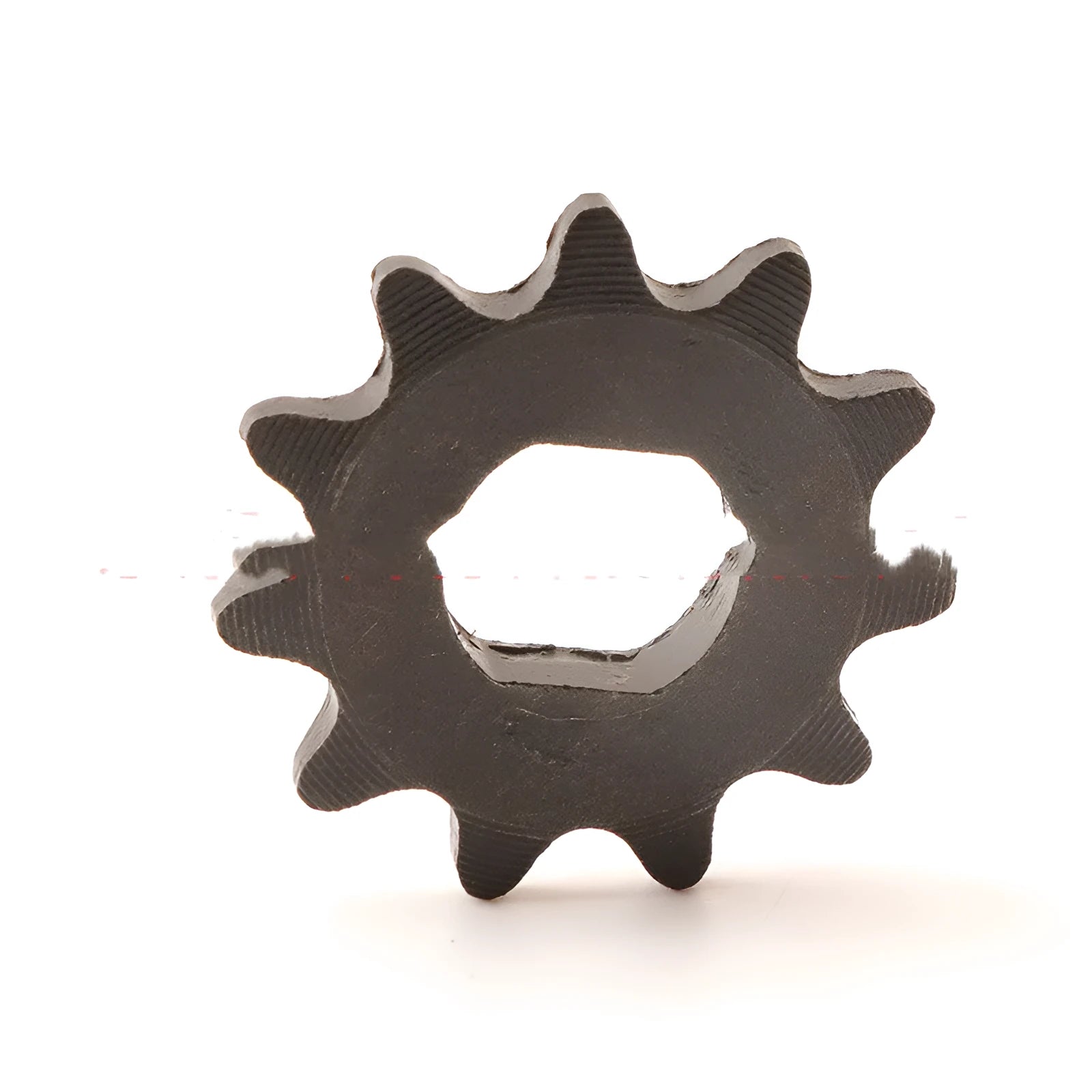 Cast iron 11-tooth non-circular gear for motorcycle chain reduction systems