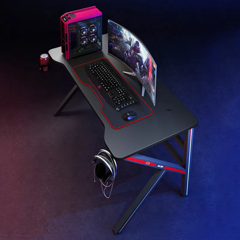 Dark Awakening home fashion gaming computer desk, man-made board, 80x60x75cm, simple solid colour design