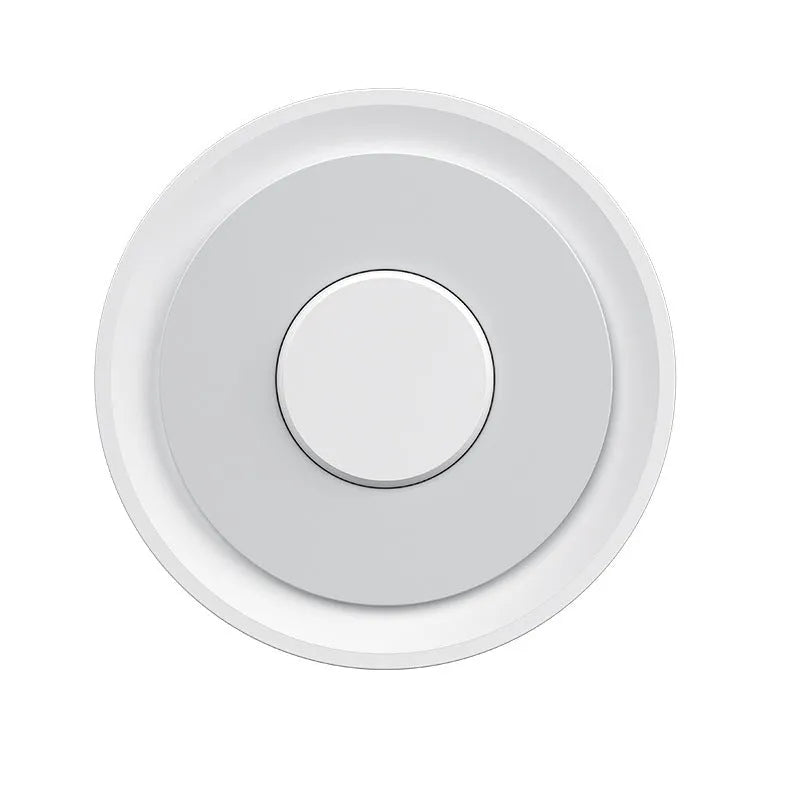 White square ZigBee smart home gateway measuring 78mm with USB power port