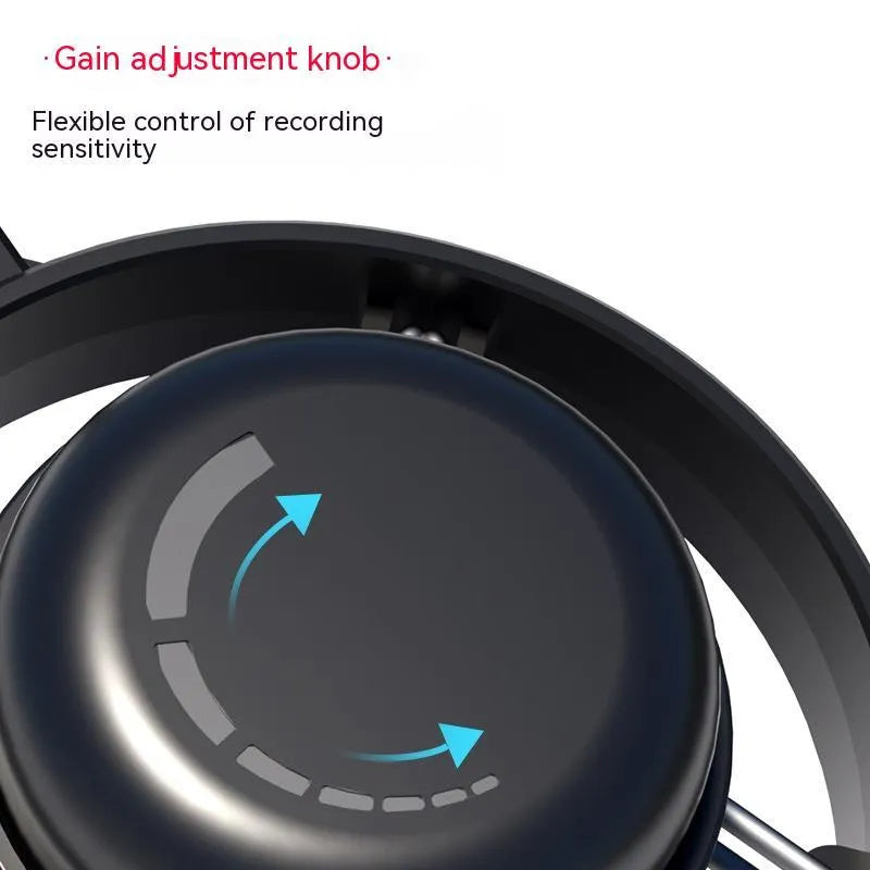 Condenser microphone with RGB lighting in black, white, or pink colour for live streaming on PC.