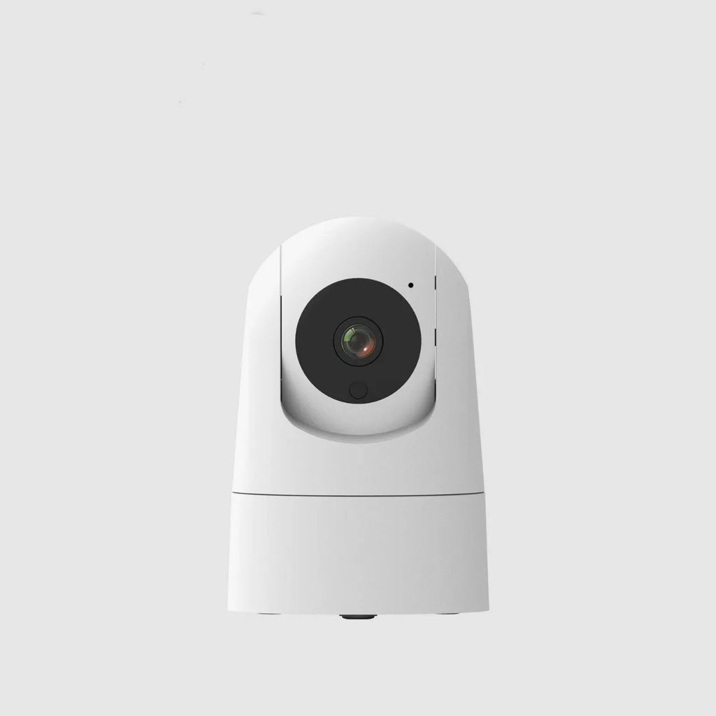 Indoor security camera with pan/tilt capability and two-way audio function